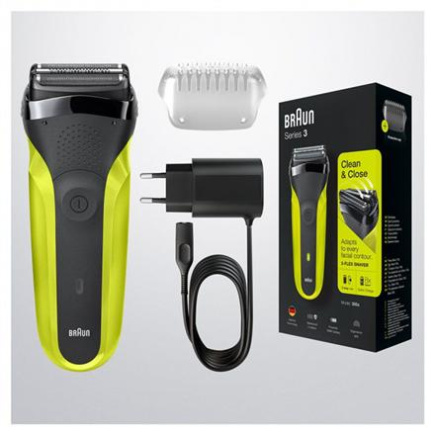 Braun | Shaver | 300s | Operating time (max) 30 min | Must/Green