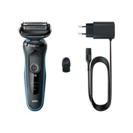 Braun | Shaver | 51-M1000S | Operating time (max) 50 min | Wet & Dry | Lithium Ion | Must/Blue Braun | Shaver | 51-M1000S | Operating time (max) 50 min | Wet & Dry | Lithium Ion | Must/Blue