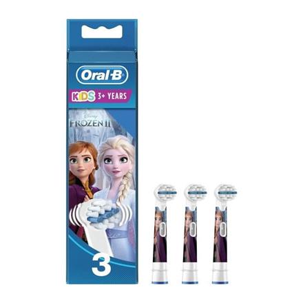Oral-B | Toothbrush Replacement | Refill Frozen | Heads | For kids | Number of brush heads included 3 | Number of teeth brushing modes Does not apply | White