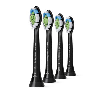 Philips | Toothbrush replacement | HX6064/11 | Heads | For adults | Number of brush heads included 4 | Number of teeth brushing modes Does not apply | Black