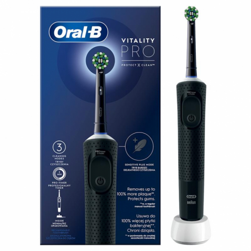 Braun Oral-B Vitality Pro, must - Elektriline hambahari / D103VITALITYBLACK