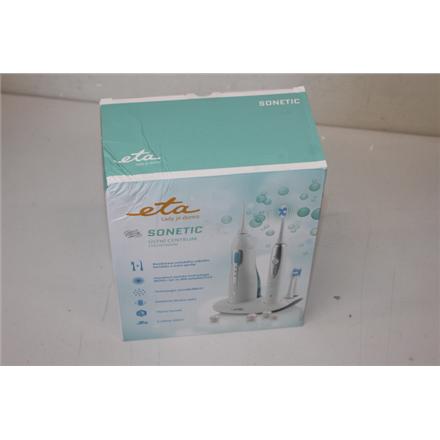 Taastatud. ETA ETA270790000 SONETIC Oral care centre (sonic toothbrush+oral irrigator), 3 modes, Long battery operation, 8 replacements inclu,DAMAGED PACKAGING | ETA | Oral care centre  (sonic toothbrush+oral irrigator) | ETA 2707 90000 | Rechargeable |