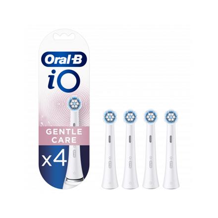 Oral-B | Toothbrush replacement | iO Gentle Care | Heads | For adults | Number of brush heads included 4 | Number of teeth brushing modes Does not apply | White