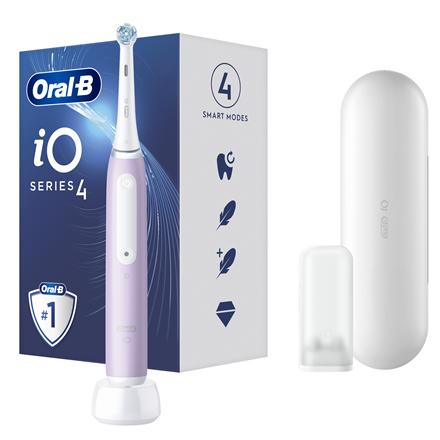 Oral-B | Electric Toothbrush | iO4 | Rechargeable | For adults | Number of brush heads included 1 | Number of teeth brushing modes 4 | Lavender