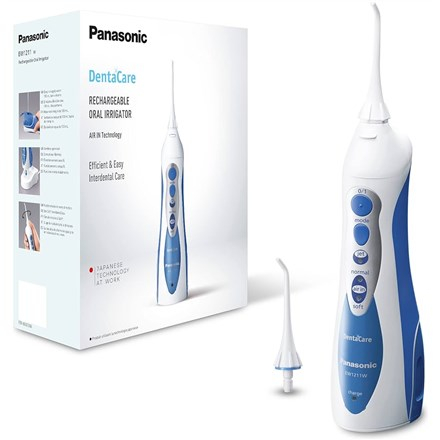 Dental irrigator PANASONIC EW1211W845 0,13 l 590 kPa White, Blue