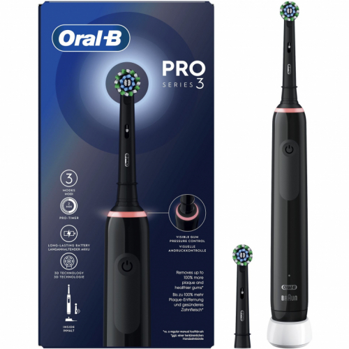 Oral-B Pro 3 3000 CrossAction Black Edition