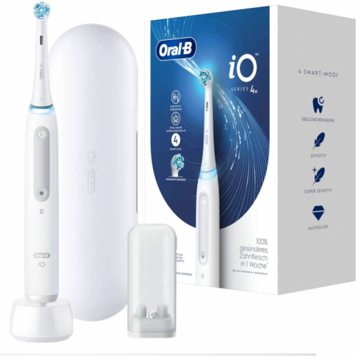 Oral-B iO Series 4 *Quite White* mit Reiseetui