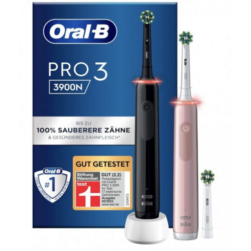 Oral-B Pro 3 3900 Duo *schwarz/pink*