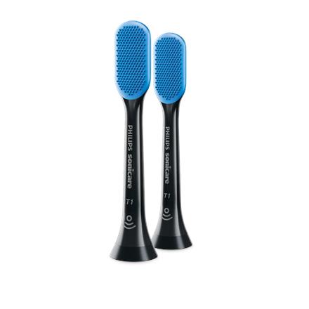 Philips | Tongue Brush Heads | HX8072/11 Sonicare TongueCare+ | Heads | For adults | Number of brush heads included 2 | Black