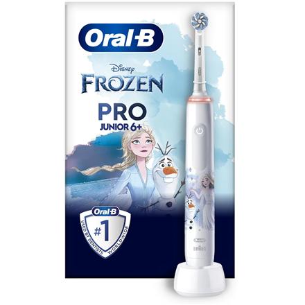 Oral-B | Electric Toothbrush | Frozen Pro Series 3 | Rechargeable | For kids | Number of brush heads included 1 | Number of teeth brushing modes 3 | White