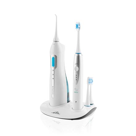 ETA | Oral care centre  (sonic toothbrush+oral irrigator) | ETA 2707 90000 | Rechargeable | For adults | Number of brush heads included 3 | Number of teeth brushing modes 3 | Sonic technology | White