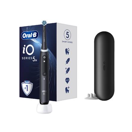 Oral-B | Electric Toothbrush | iO5 | Rechargeable | For adults | Number of brush heads included 1 | Number of teeth brushing modes 5 | Matt Black