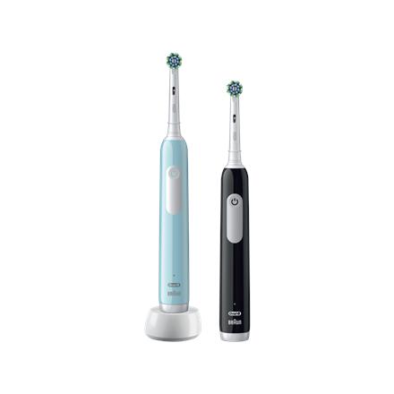 Oral-B | Electric Toothbrush | Pro Series 1 Duo | Rechargeable | For adults | Number of brush heads included 2 | Number of teeth brushing modes 3 | Blue/Black