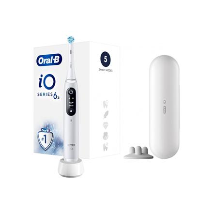 Oral-B Electric Toothbrush | iO6 | Rechargeable | For adults | Number of brush heads included 1 | Number of teeth brushing modes 5 | White