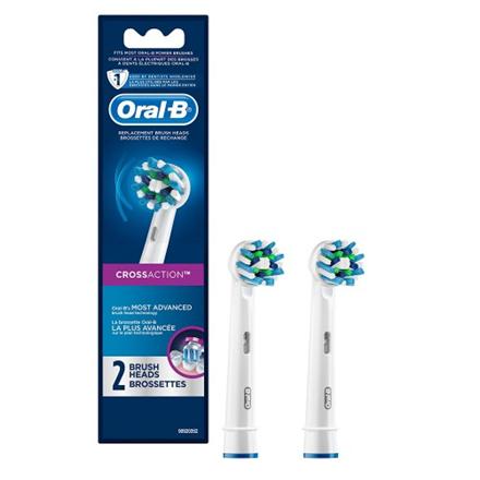 Oral-B | Toothbrush replacement | EB50-2 Cross Action | Heads | For adults | Number of brush heads included 2