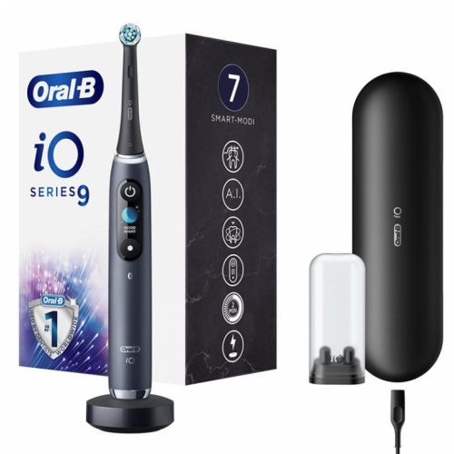 Braun Oral-B iO 9 Black Onyx, must - Elektriline hambahari / IO9BLACKONYX