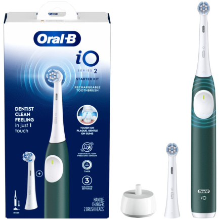 Oral-B iO Series 2 Forest Green mit Reiseetui