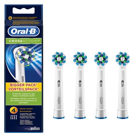 Oral-B | Toothbrush Heads | Cross Action Pro | Heads | For adults | Number of brush heads included 4 | Number of teeth brushing modes Does not apply