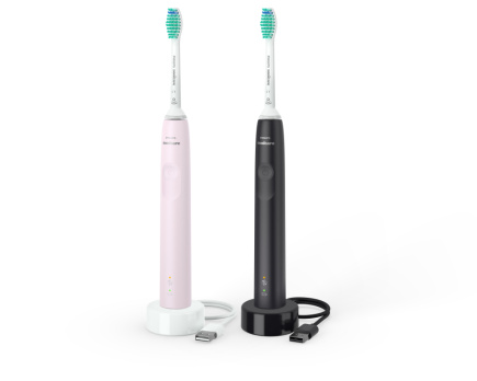 Philips 3100 series Sonic electric toothbrush HX3675/15, 14 days battery life