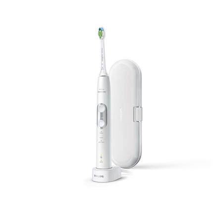 Philips | Sonicare ProtectiveClean 6100 Electric Toothbrush | HX6877/28 | Rechargeable | For adults | Number of brush heads included 1 | Number of teeth brushing modes 3 | Sonic technology | White
