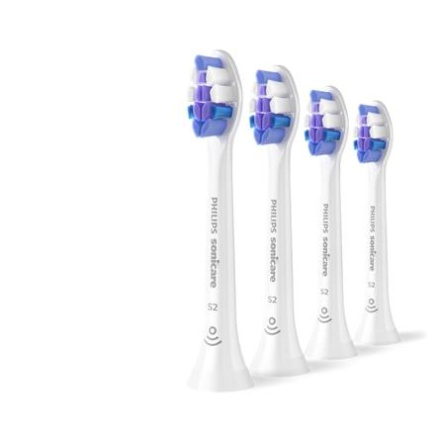 Philips Replacement brush heads | HX6054/87 Sonicare Sensitive | Heads | For adults | Number of brush heads included 4 | White