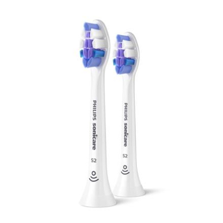 Philips Replacement brush heads | HX6052/87 Sonicare Sensitive | Heads | For adults | Number of brush heads included 2 | White