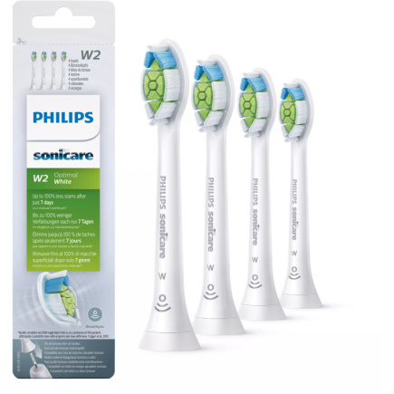 Philips Zahnbürste Zubehör Sonicare Optimal White - weiß - 4er