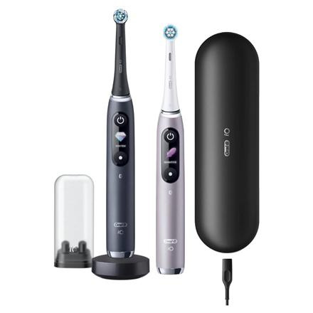 Oral-B | Electric Toothbrush | iO 9 Series Duo | Rechargeable | For adults | Number of brush heads included 2 | Number of teeth brushing modes 7 | Must Onyx/Rose