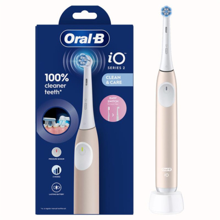 Braun Oral-B iO2, kuldroosa - Elektriline hambahari / IO2CALMPINK