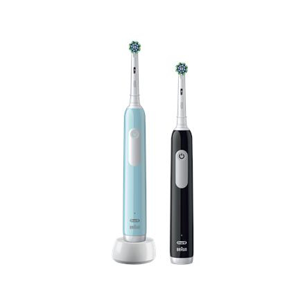 Oral-B | Electric Toothbrush | Pro Series 1 Duo | Rechargeable | For adults | Number of brush heads included 2 | Number of teeth brushing modes 3 | Blue/Must