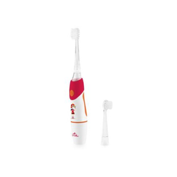 ETA Toothbrush | Sonetic ETA071090030 | Battery operated | For kids | Number of brush heads included 2 | Number of teeth brushing modes 1 | Red/White