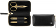 ZWILLING Twinox Gold Edition manicure set 97747-004-0 - black leather case 3 pieces - black
