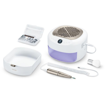 Beurer StudioNails Pro, 3-ühes, valge - Maniküüri-pediküürikomplekt / MP200