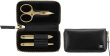 ZWILLING Twinox Gold Edition manicure set 97747-004-0 - Black leather case 3 pieces - Black