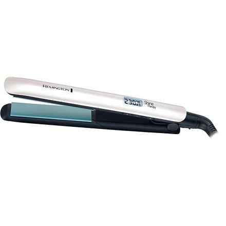 Remington | Hair Straightener | S8500 Shine Therapy | Ceramic heating system | Display Yes | Temperature (max) 230 °C | Number of heating levels 9 | Silver