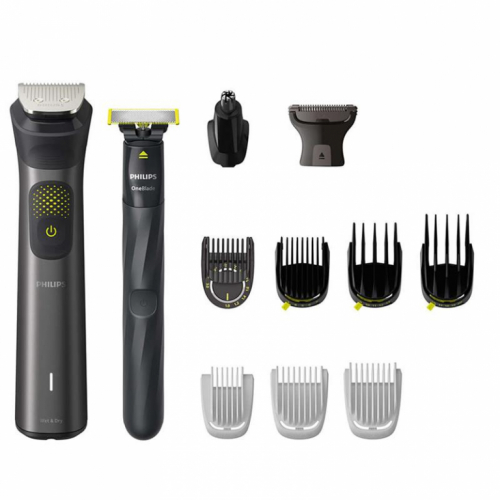 Philips All-in-One Trimmer Seeria 9000, hall - Trimmeri komplekt + OneBlade / MG9530/15