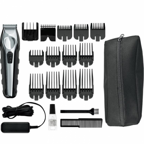 Wahl, Lithium-ion, must/hõbedane - Habemepiiraja komplekt / 09888-1316