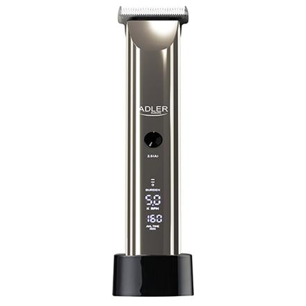 Adler | Hair Clipper | AD 2834 | Cordless or corded | Number of length steps 4 | Silver/Black