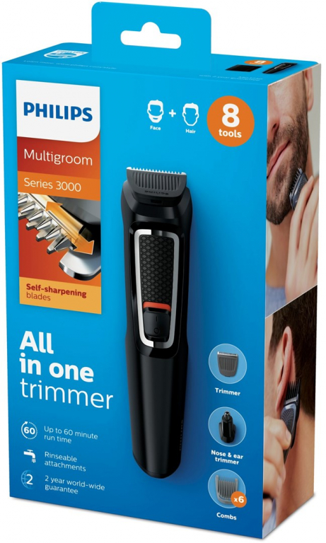 Philips MULTIGROOM Series 3000 8-in-1, Face and Hair MG3730/15