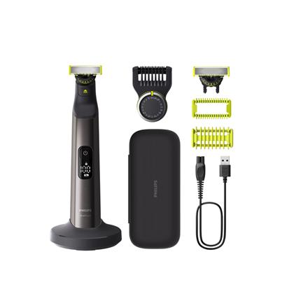 Philips | Hair trimmer, Face and Body | QP6652/61 OneBlade Pro 360 | Cordless | Wet & Dry | Number of length steps 20 | Grey/Black