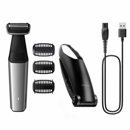 Philips Bodygroom 5000 Seeria, must/hõbedane - Trimmeri komplekt / BG5021/15