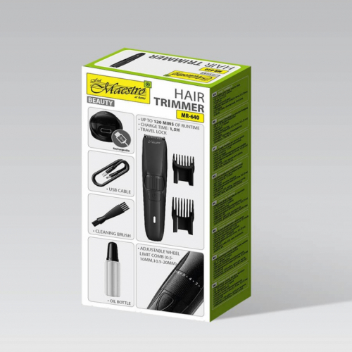 MAESTRO MR-640 USB hair trimmer