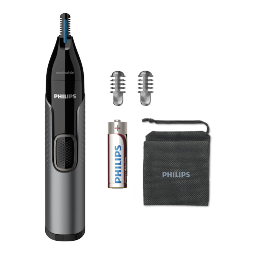 Philips series 3000 Comfortable nose, ear & eyebrow trimmer NT3650/16 100% waterproof, Dual-sided Protective Guard system