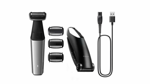 Philips BODYGROOM Series 5000 BG5021/15 body groomer/shaver Black, Silver