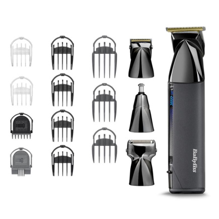 BaByliss Super-X Metal, 15-ühes, must - Trimmeri komplekt / MT991E