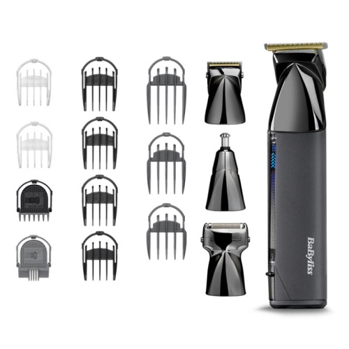 BaByliss Super-X Metal, 15-ühes, must - Trimmeri komplekt / MT991E