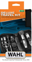 Wahl Travel Kit Deluxe Black, Stainless steel