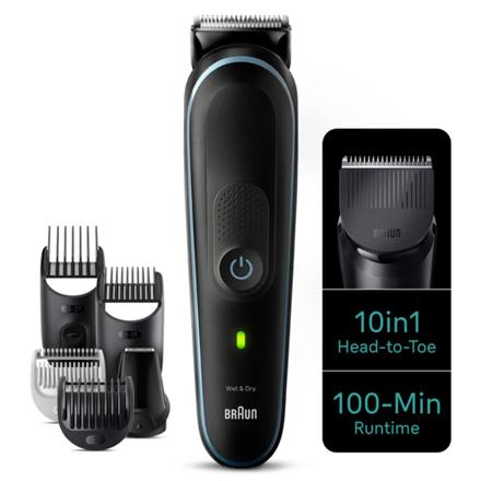 Braun | All-in-one trimmer | MGK5445 | Cordless | Number of length steps 13 | Must/Blue