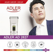 Adler | Hair clipper | AD 2827 | Cordless or corded | Number of length steps 4 | Valge
