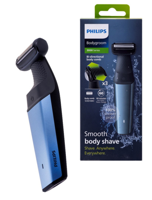Philips BG3027/05 body groomer/shaver Must, Blue